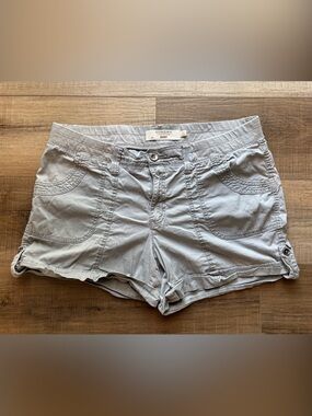 Sonoma Light Gray Women's Casual Cotton Shorts